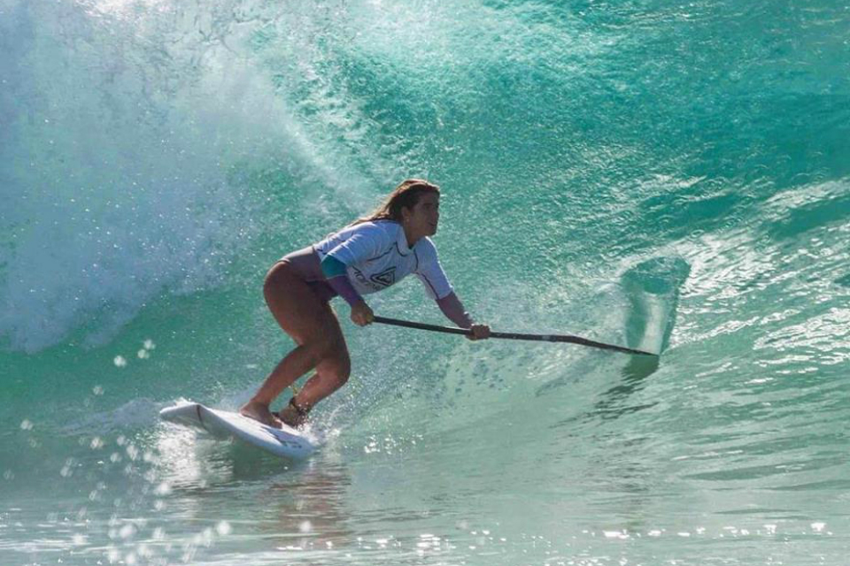 Brissa M&aacute;laga gan&oacute; competencia internacional de paddle surf en Australia