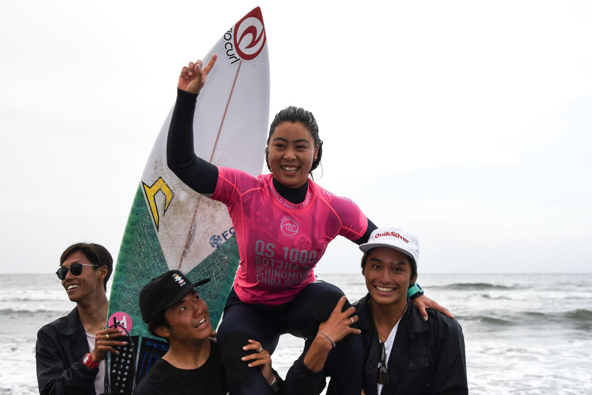 Japonesa Amuro Tsuzuki hace historia en el Galicia Classic Surf Pro
