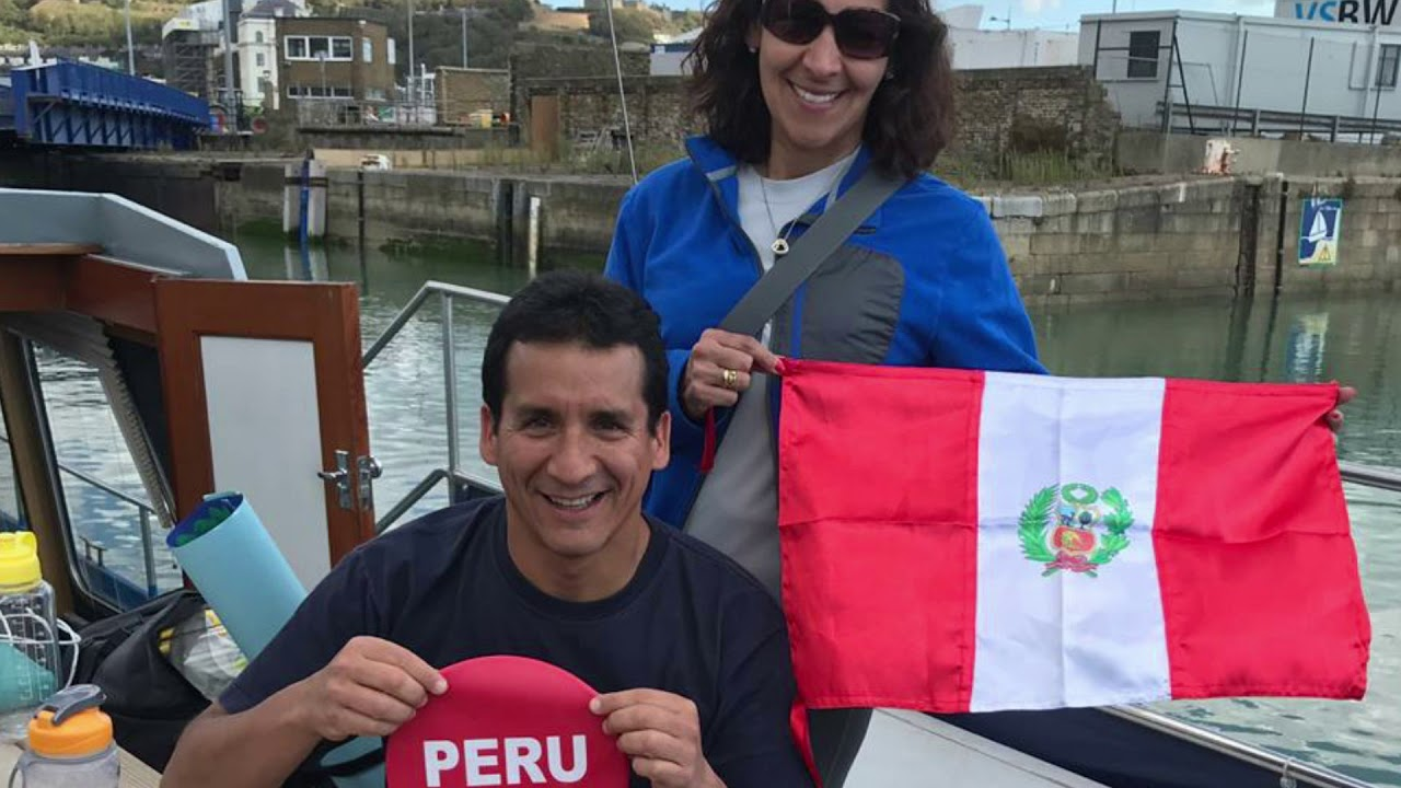Eduardo Collazos: El segundo peruano que ha cruzado nadando el Canal de la Mancha