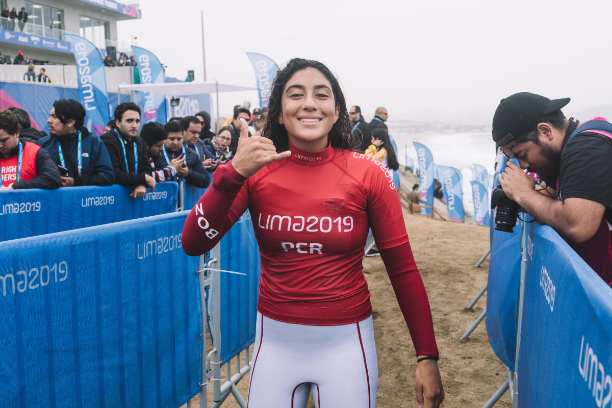 La primera surfista peruana en clasificarse a unos Juegos Ol&iacute;mpicos se llama Daniella Rosas 