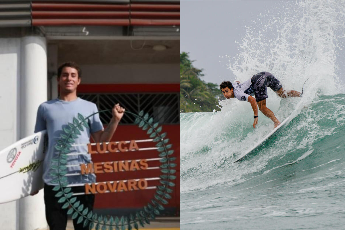 Lucca Mesinas recibe su segundo Laurel Deportivo