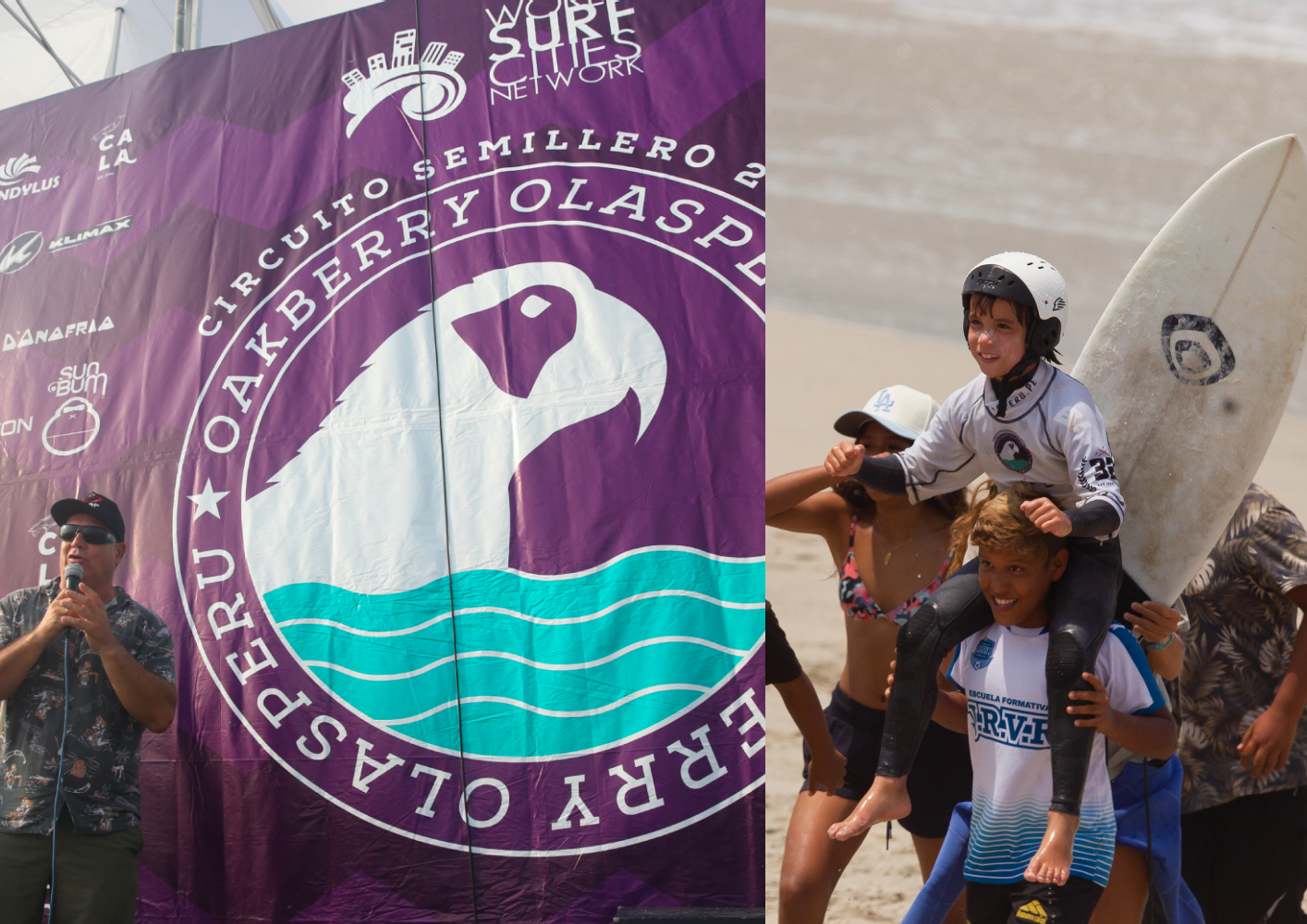 Noventa talentosos surfistas peruanos a la espera de la fecha final del Semillero Oakberry este domingo 