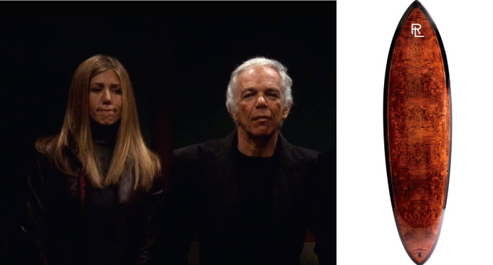 Una tabla extravagante dise&ntilde;ada por Ralph Lauren  