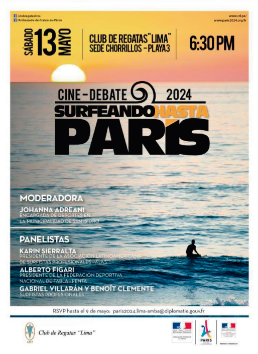 Cine-Debate 2024: Surfeando hasta Par&iacute;s 
