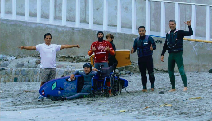 Pancho Arbul&uacute; invitado a prestigiosa competici&oacute;n de surf adaptado en Hawaii
