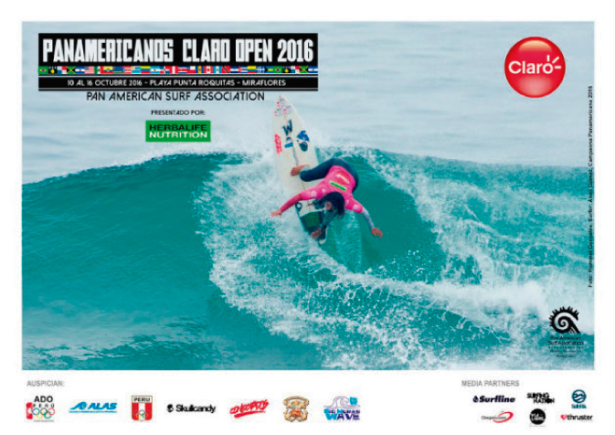 Juegos Panamericanos de Surf 2016 se llevar&aacute;n a cabo en  playa Punta Roquitas de la Costa Verde 
