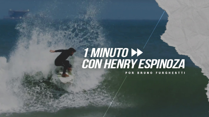 Henry Espinoza en modo surfing 