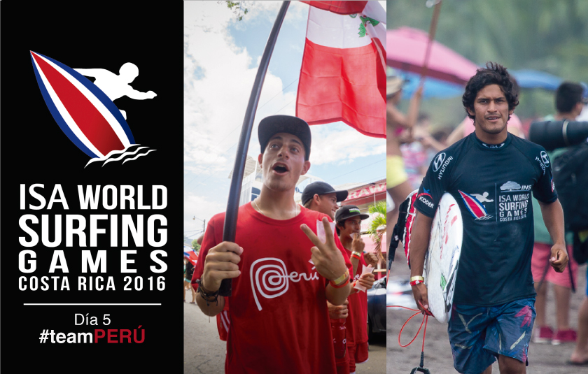 Per&uacute; sufre sus primeras bajas en el mundial de Surf en Costa Rica
