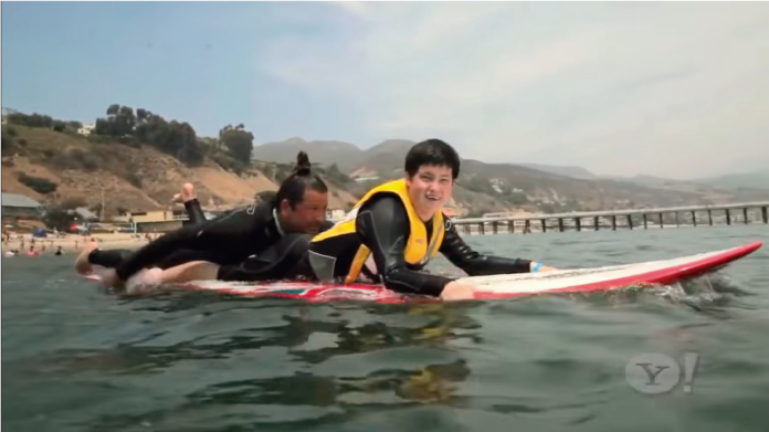 Lo que hace el surfing por el autismo 
