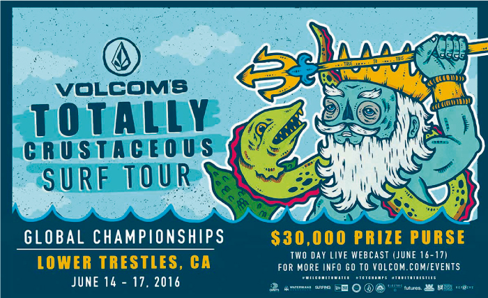 Series de los peruanos en el Totally Crustaceous Tour de Volcom 
