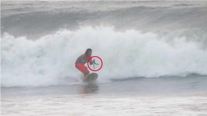 &iquest;Pesca y surfing? Joel "Cucho" Uca&ntilde;&aacute;n s&iacute; la hace