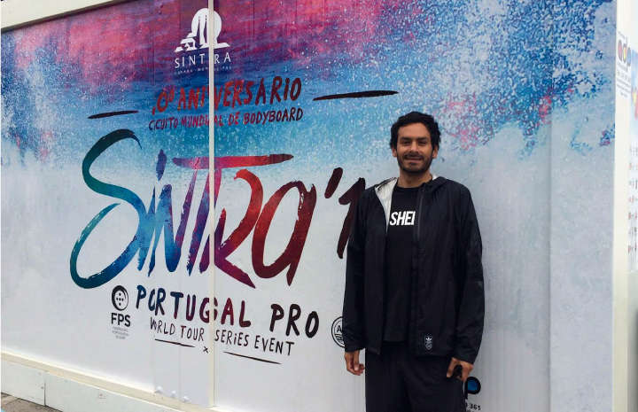 Cesar Bauer dentro de los cuatros mejores en el mundial de bodyboard en Portugal 