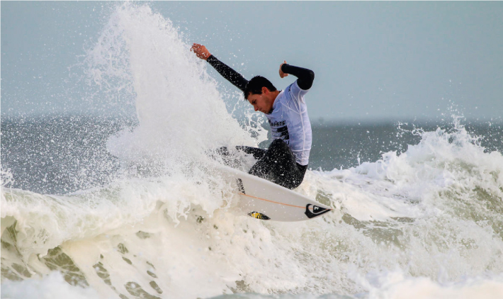 As&iacute; les fue a los peruanos en el Lacanau Pro 2017 (Francia)
