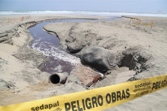 Se inicia soluci&oacute;n para detener contaminaci&oacute;n de playa Arica
