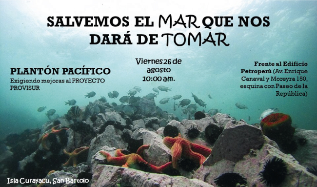Salvemos al mar que nos dar&aacute; de tomar
