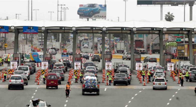 Peajes en la Panamericana Sur y Norte aumentar&aacute;n en el mes de agosto
