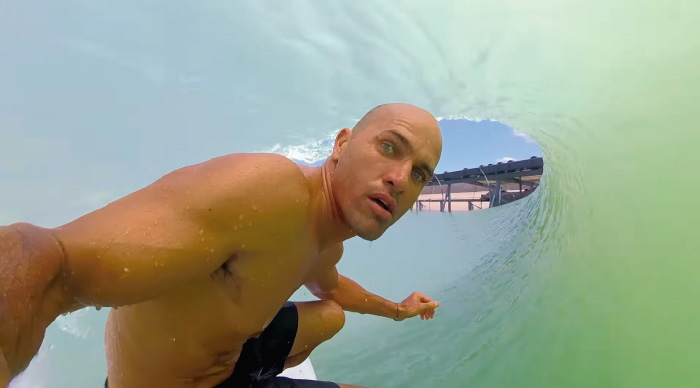 Una escapada de la tormenta - Kelly Slater y su piscina de olas