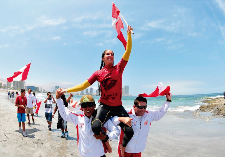 Nuevamente Carolina Botteri se convierte en la campeona nacional de bodyboard 
