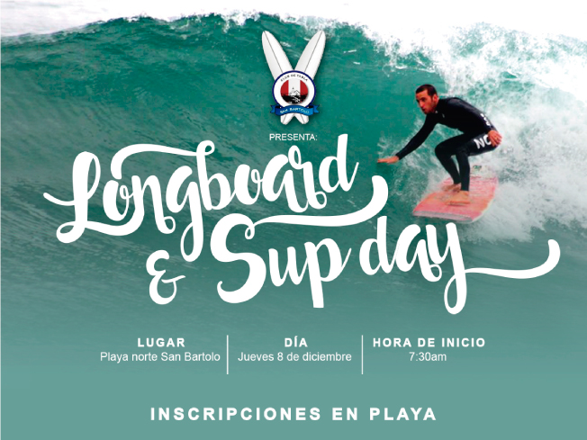 En diciembre regresa a San Bartolo el &ldquo;Longboard and SUP Day&rdquo;